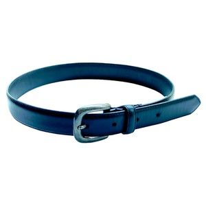 Janie and Jack Black Leather Belt Size 2T - 3
